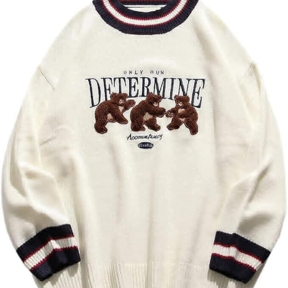 Aelfric Eden Determine Brown Bear Sweater Large